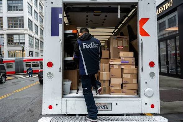 FedEx Delivery Truck